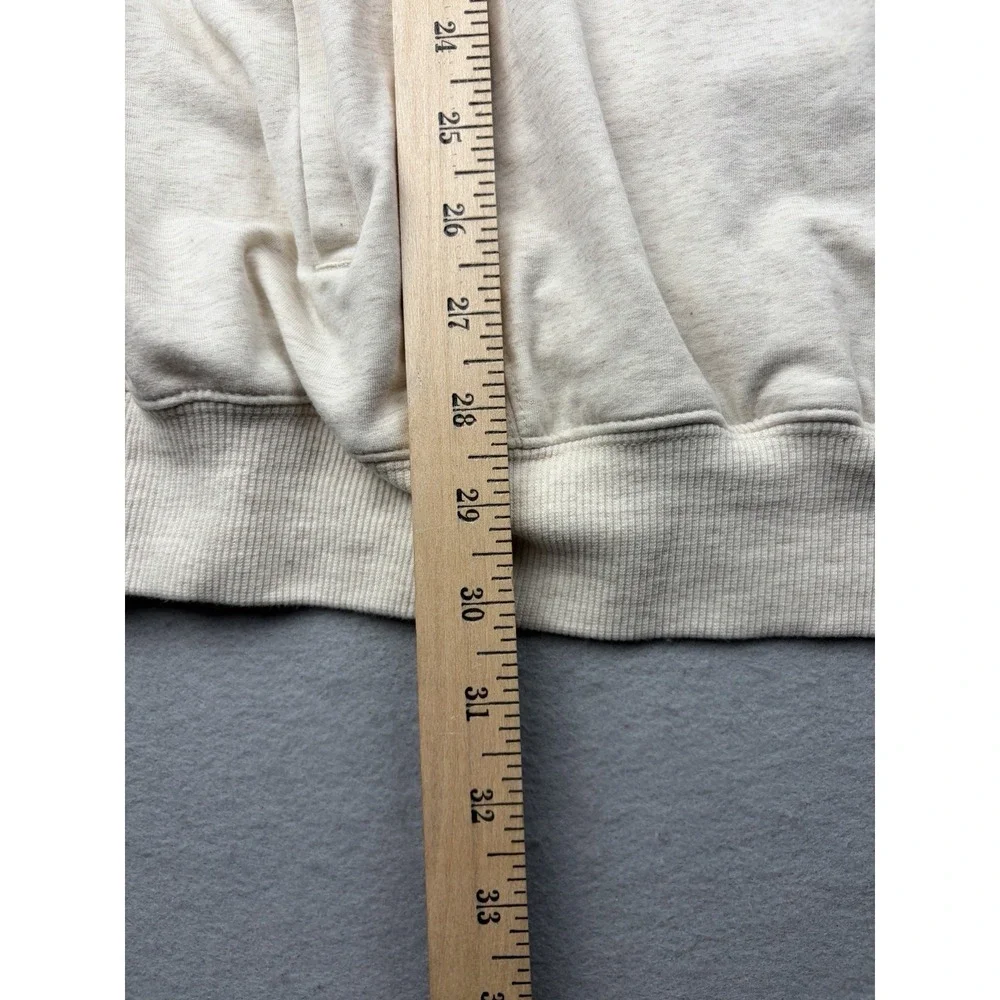 Cutter & Buck Quarter Zip Pullover Oatmeal Cotton Stretch Men's XXL